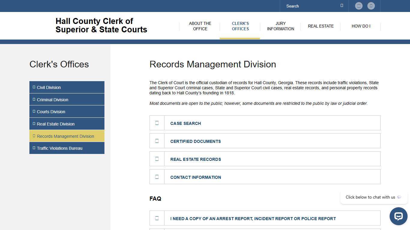 Records Management Division